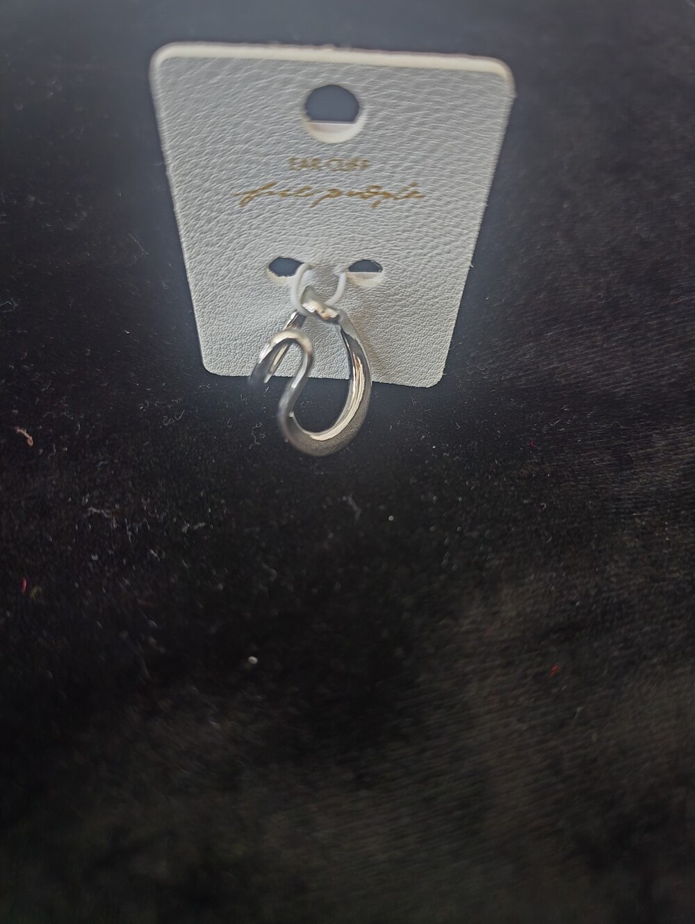 Free PeopleSilver-Tone Twisted Hoop Earrings - Women's Jewelry